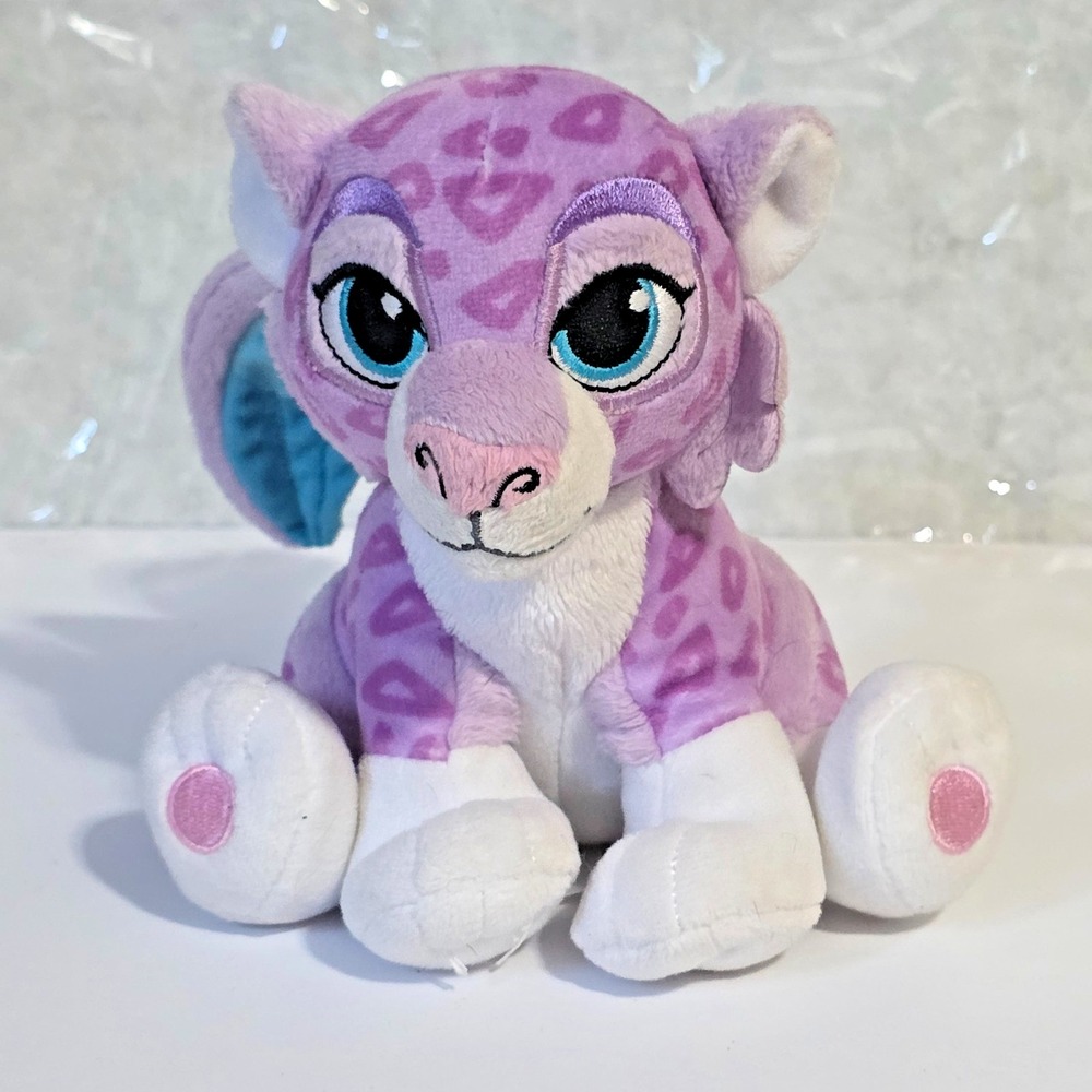 Disney Elena of Avalor Mingo Baby Jaquin Plush Purple Leopard Blue Wings 6in